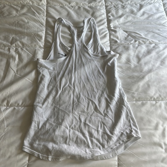 White Nike dri-fit tank - Picture 2 of 2